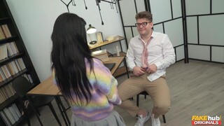 Deepthroat and Cumshot in Study Room - GEEZ.TUBEで無料ポルノ