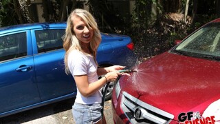 Amateur Car Wash Sex with Cumshot - porn percuma di GEEZ.TUBE