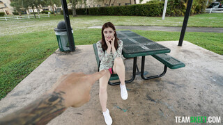 Shy Teen Gets Pounded in the Park - Tyler Steel - pornografie gratuită pe GEEZ.TUBE
