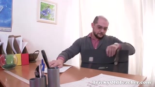 Blonde Karolin seduced by older teacher in POV fuck - GEEZ.TUBE에서 무료 포르노