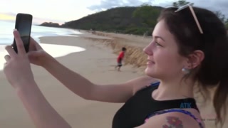 Smoking Rosalyn Sphinx gets pounded in the sand - porn percuma di GEEZ.TUBE