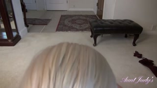 Watch POV Blowjob with Blonde Auntie Liz in High Heels on GEEZ.TUBE - the best videos