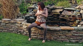 Watch Outdoor fun with Thelma Sleaze and her hairy pussy on GEEZ.TUBE - the best videos
