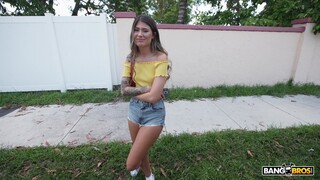 Watch Tattooed Charlotte's Bus Spanking on GEEZ.TUBE - the best videos