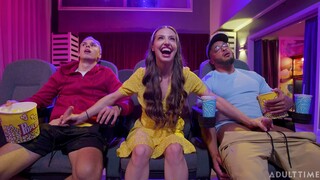 Pussy Licking & Cumshot – Hot Brunette in Bisexual Fuck Fest - porn percuma di GEEZ.TUBE